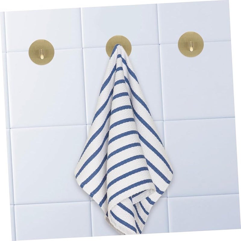 304 Stainless Steel Self Adhesive Towel Hooks 4 Pack No Drill Installation For Bathroom Kitchen - Image 5